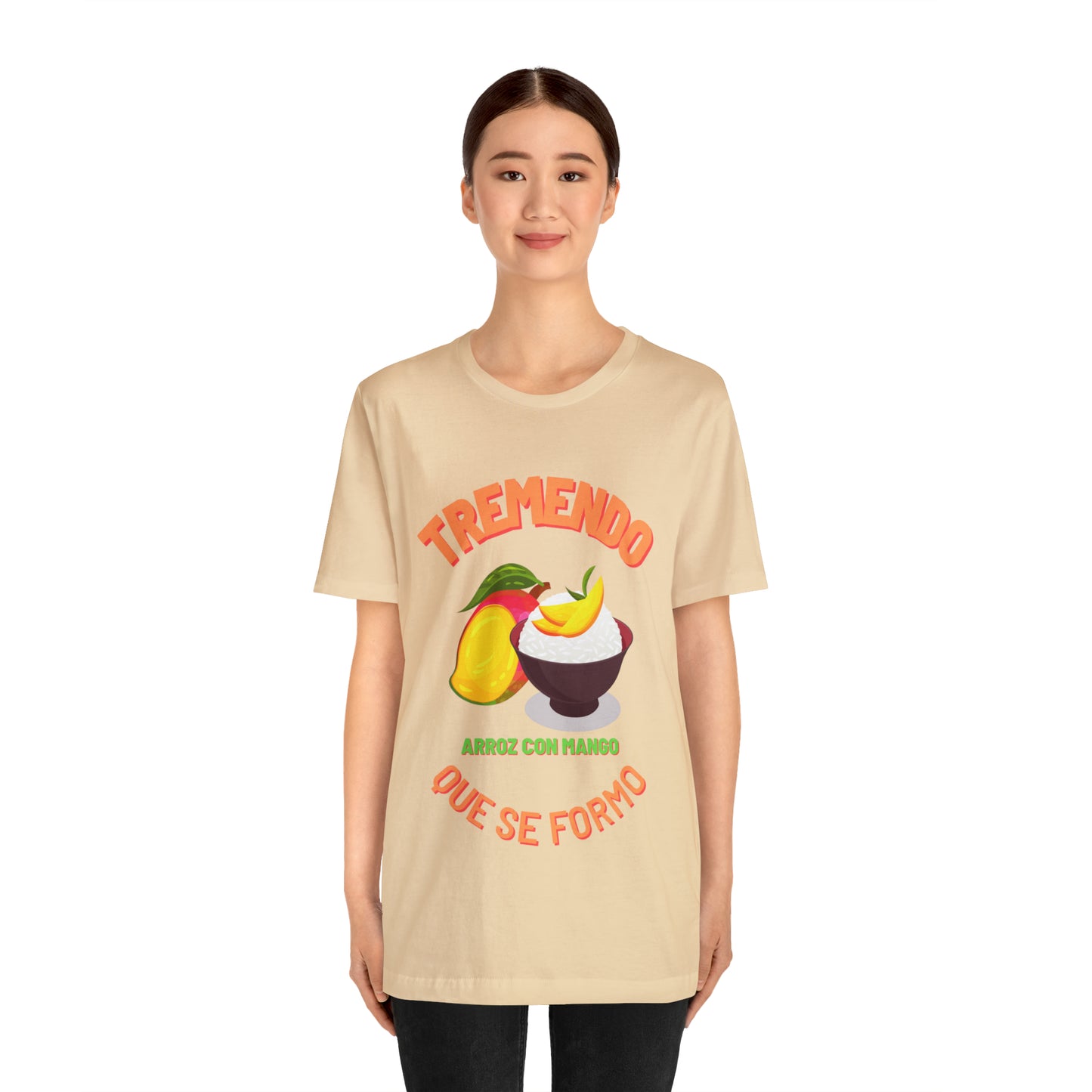 Tremendo Arroz Con Mango Que Se Formo -Unisex Jersey Short Sleeve Tee