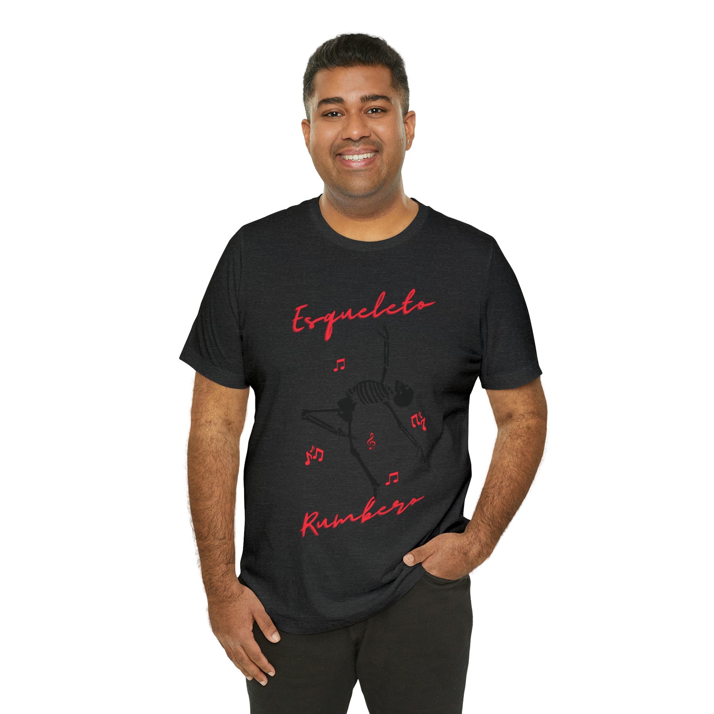 Esqueleto Rumbero Unisex Jersey Short Sleeve Tee
