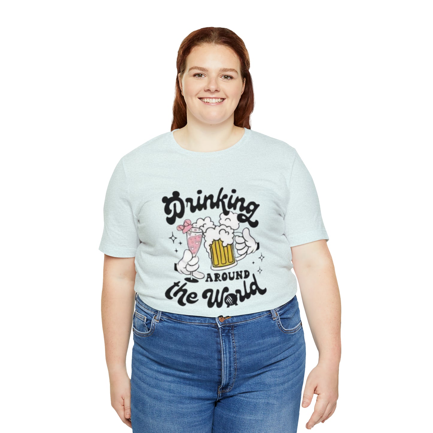 Epcot Drinking Around the World Unisex Jersey Short Sleeve Tee