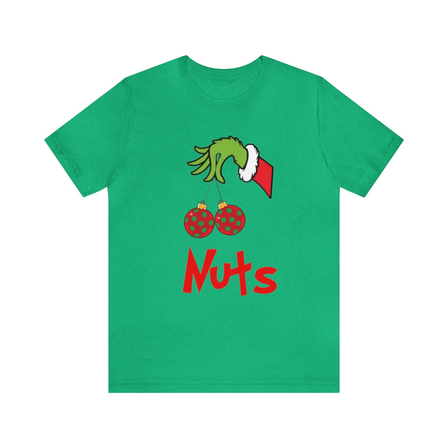 Grinch Couples Tshirt (Nuts) Unisex Jersey Short Sleeve Tee