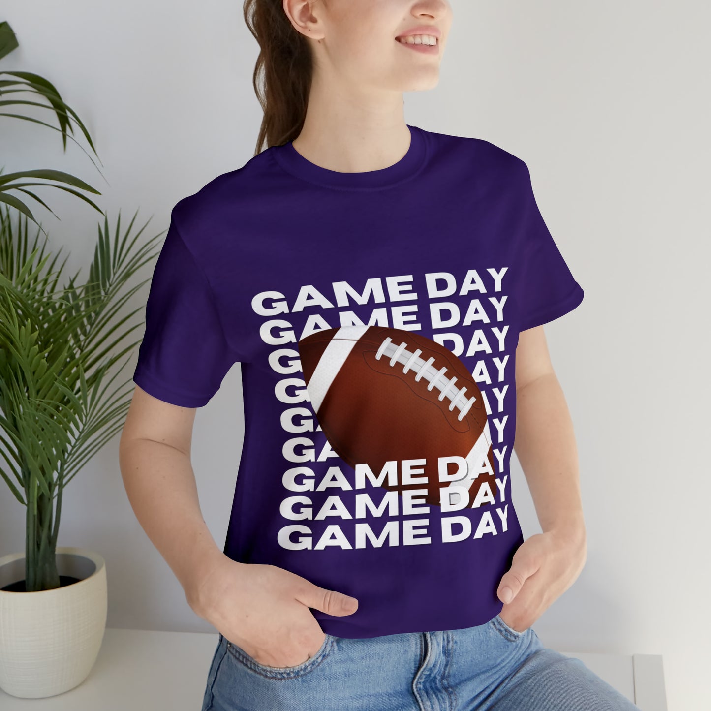 Game Day Football Unisex Jersey Short Sleeve Tee