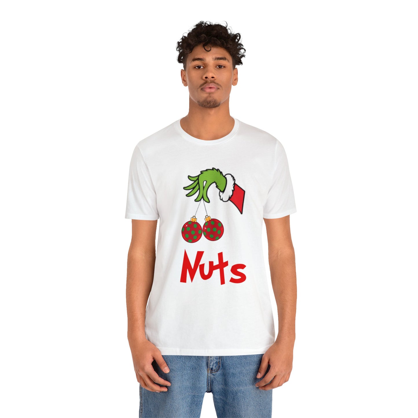 Grinch Couples Tshirt (Nuts) Unisex Jersey Short Sleeve Tee