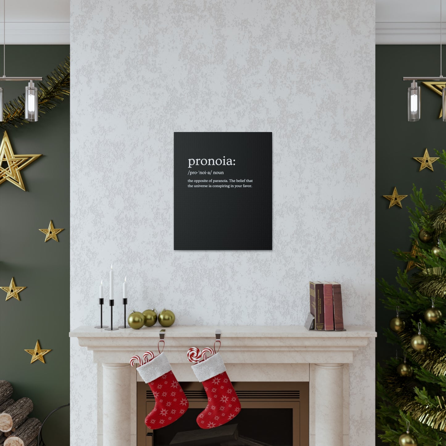 Pronoia - definition Canvas Gallery Wraps