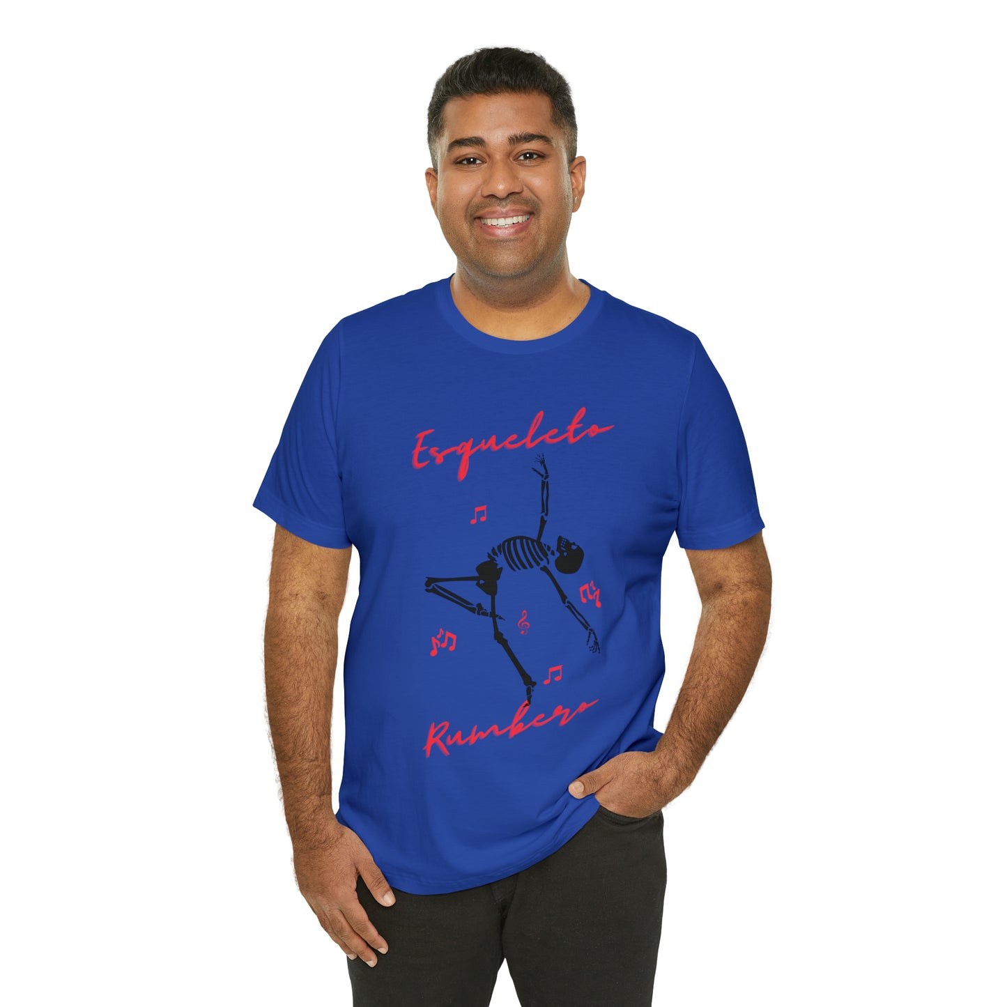 Esqueleto Rumbero Unisex Jersey Short Sleeve Tee