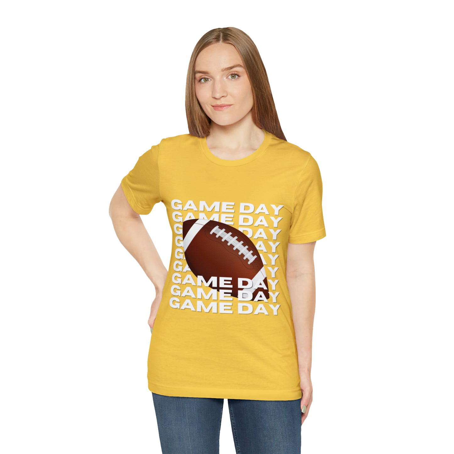 Game Day Football Unisex Jersey Short Sleeve Tee