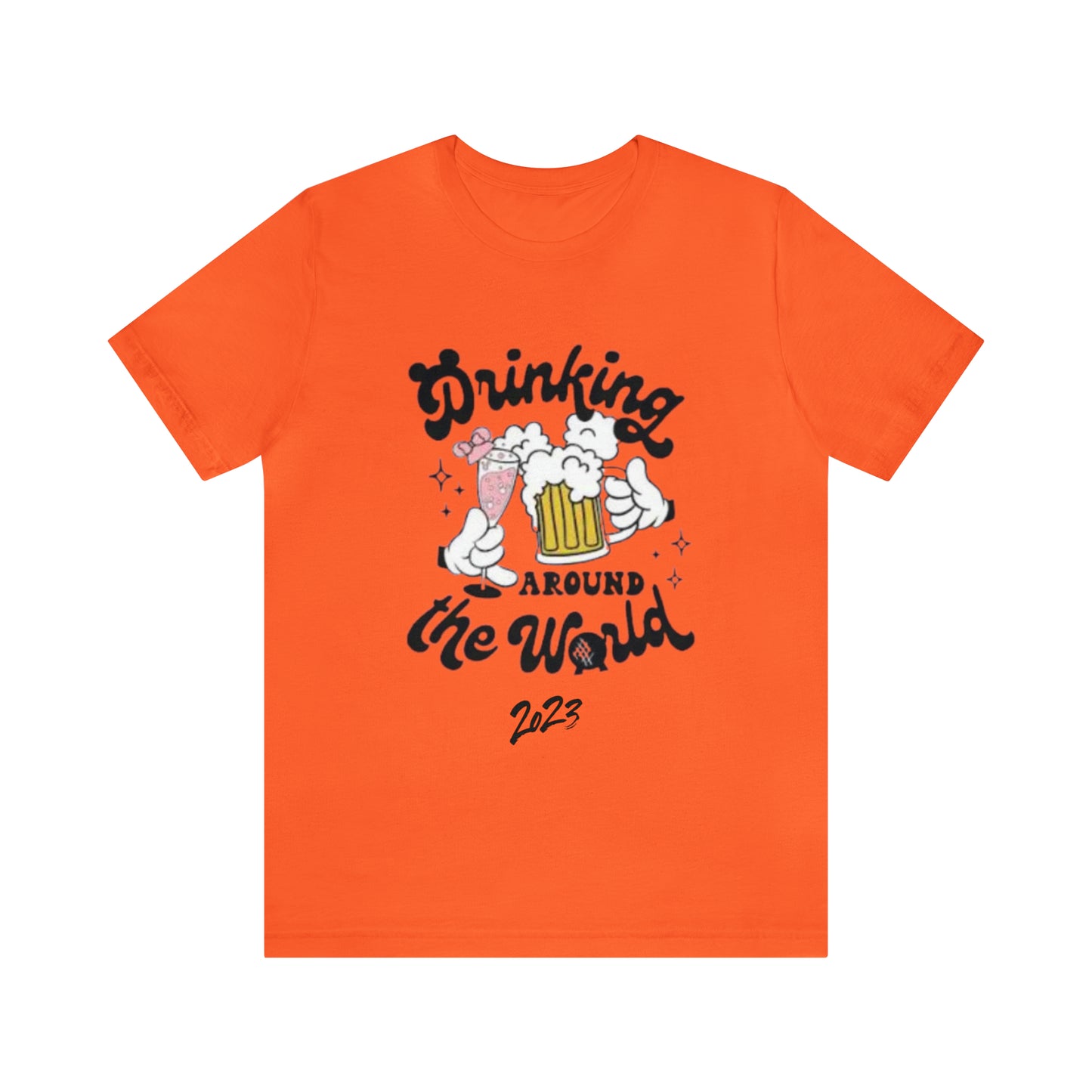 Epcot Drinking Around the World Unisex Jersey Short Sleeve Tee