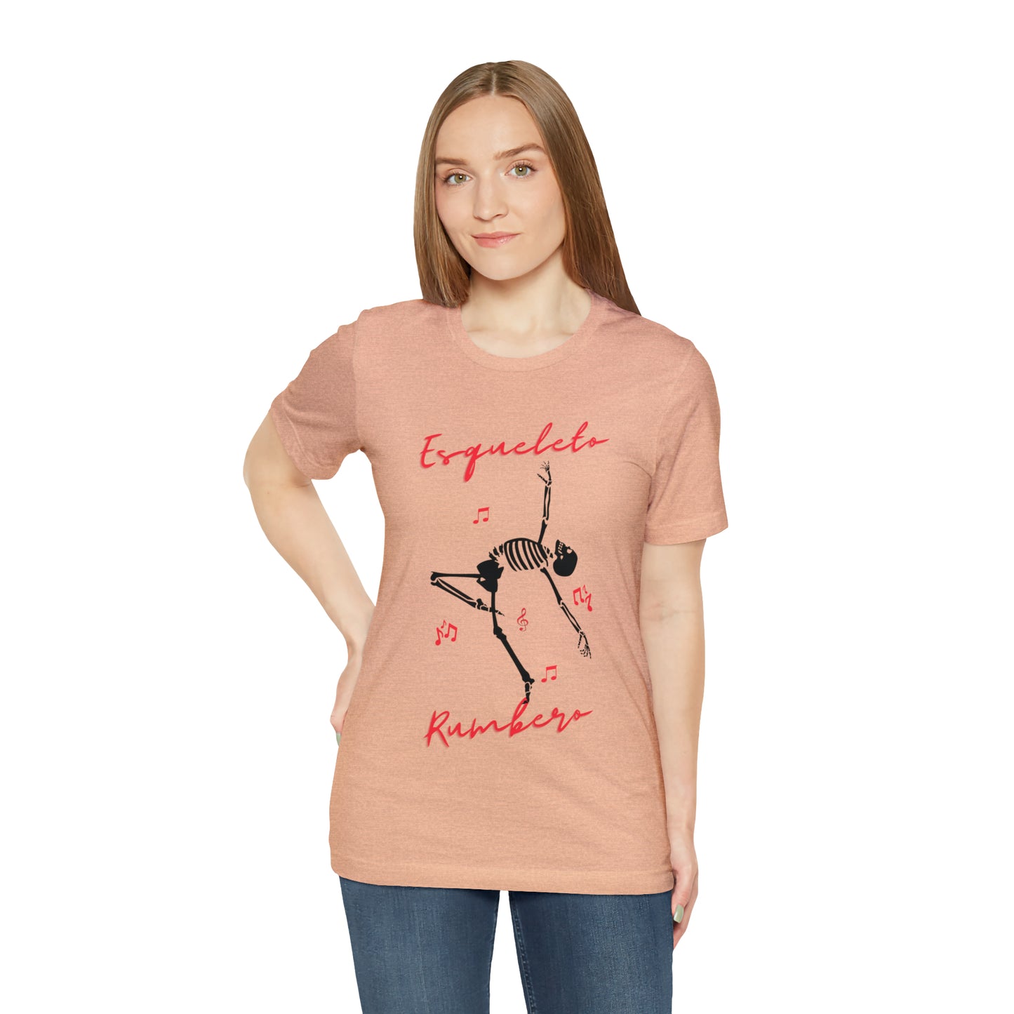 Esqueleto Rumbero Unisex Jersey Short Sleeve Tee
