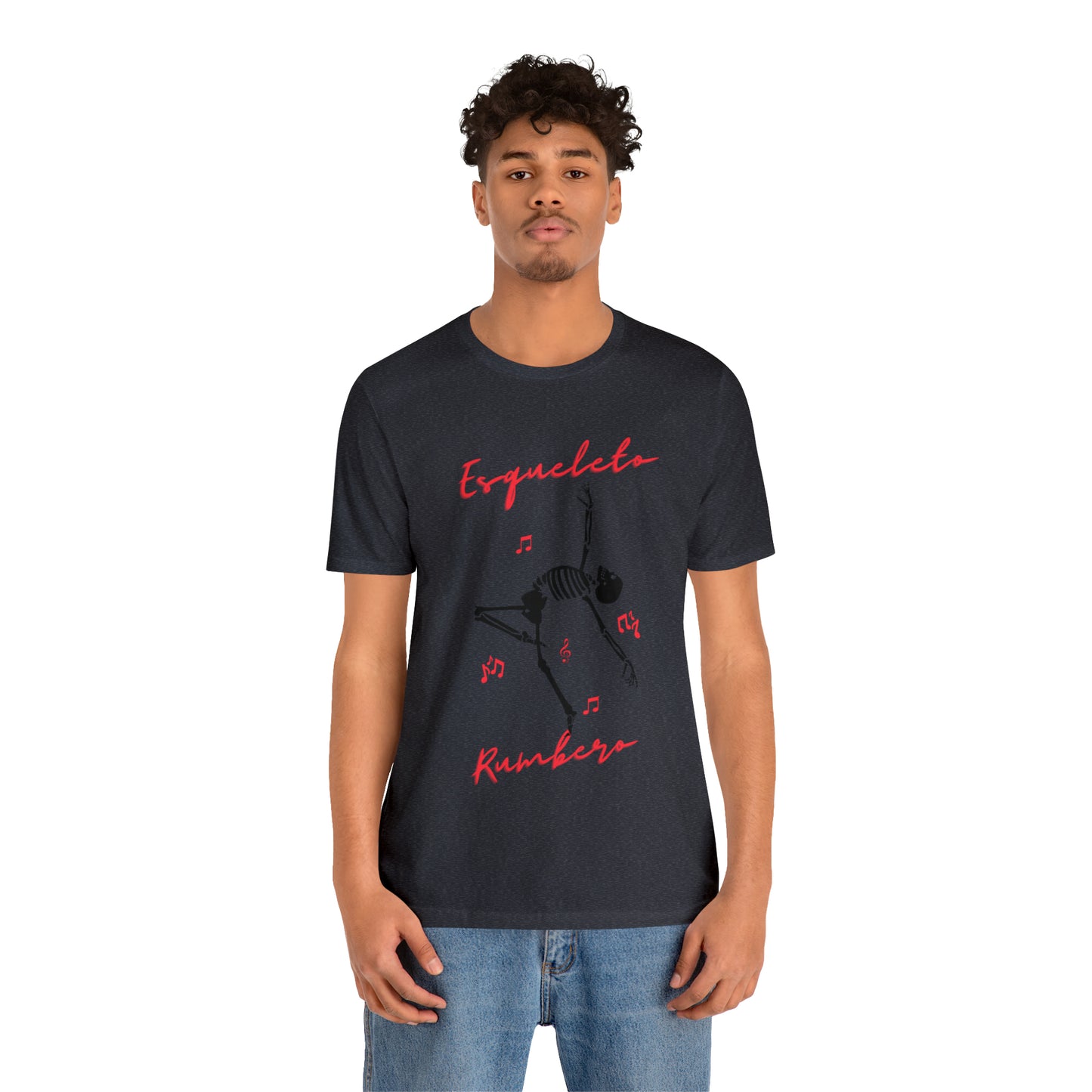Esqueleto Rumbero Unisex Jersey Short Sleeve Tee