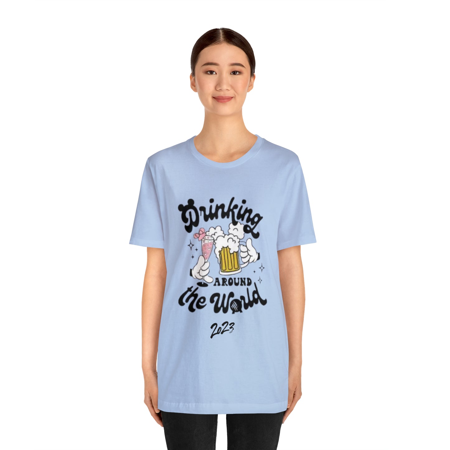 Epcot Drinking Around the World Unisex Jersey Short Sleeve Tee