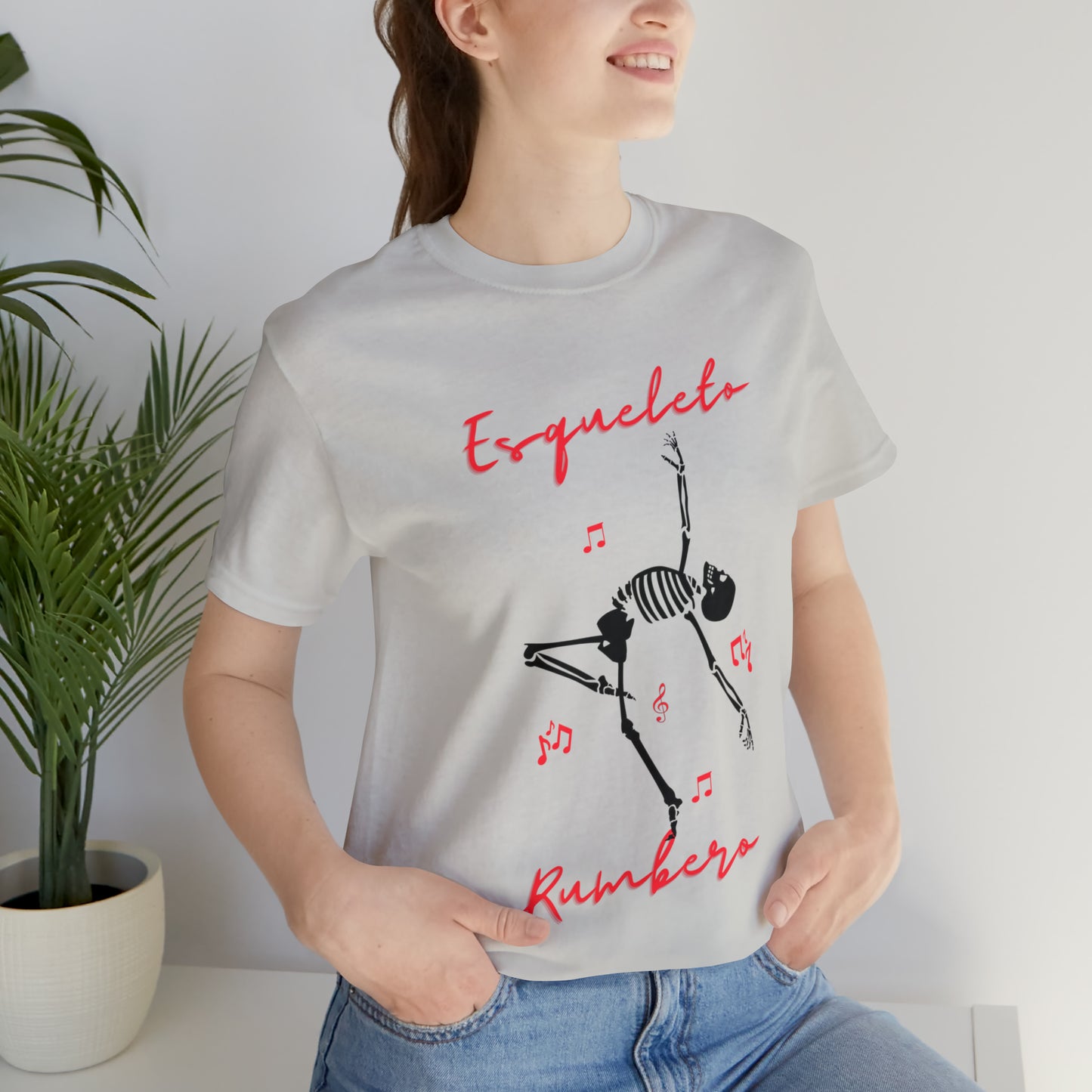 Esqueleto Rumbero Unisex Jersey Short Sleeve Tee