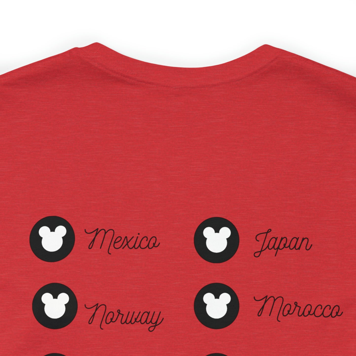 Epcot Drinking Around the World Unisex Jersey Short Sleeve Tee