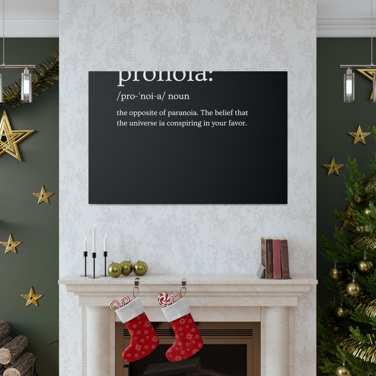 Pronoia - definition Canvas Gallery Wraps