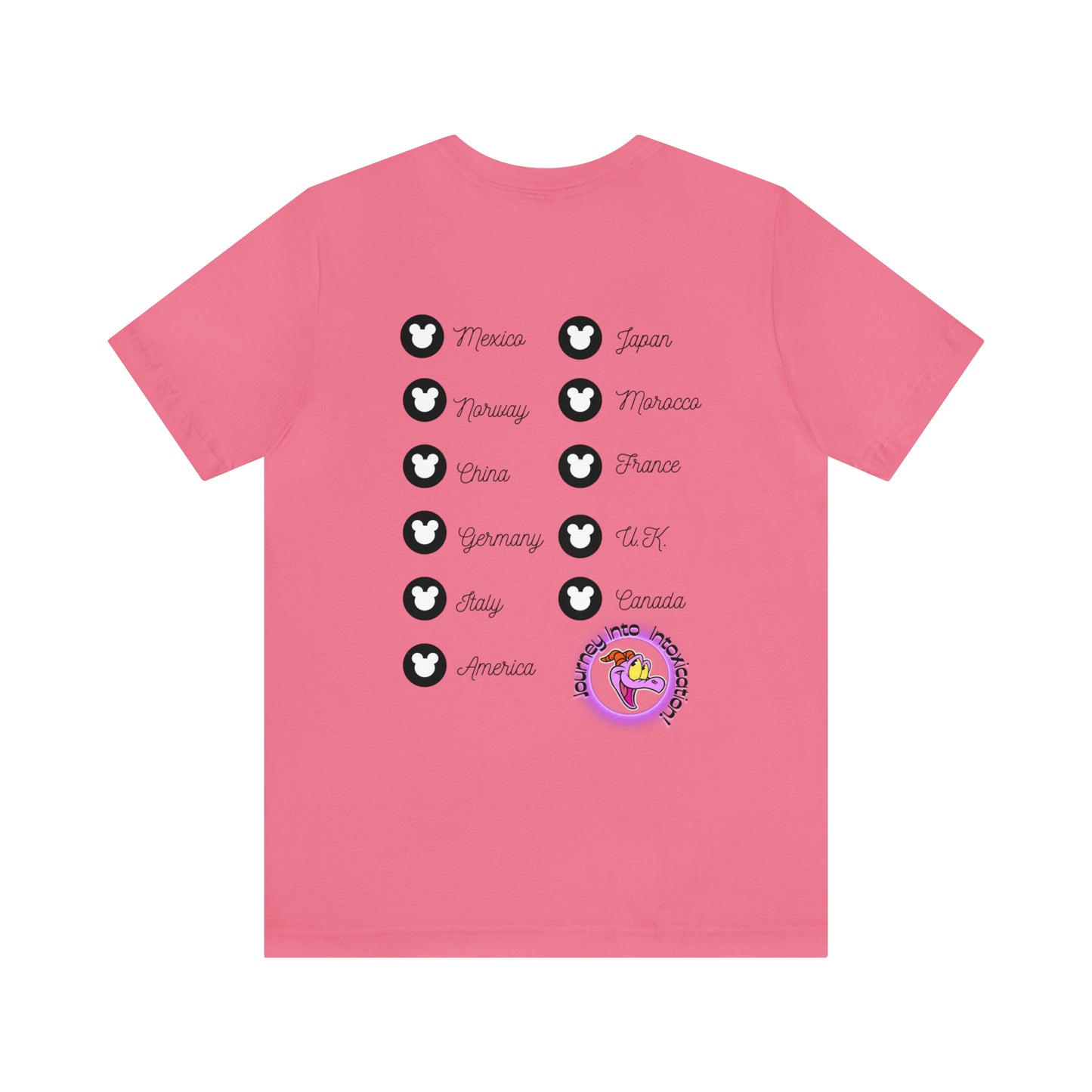 Epcot Drinking Around the World Unisex Jersey Short Sleeve Tee