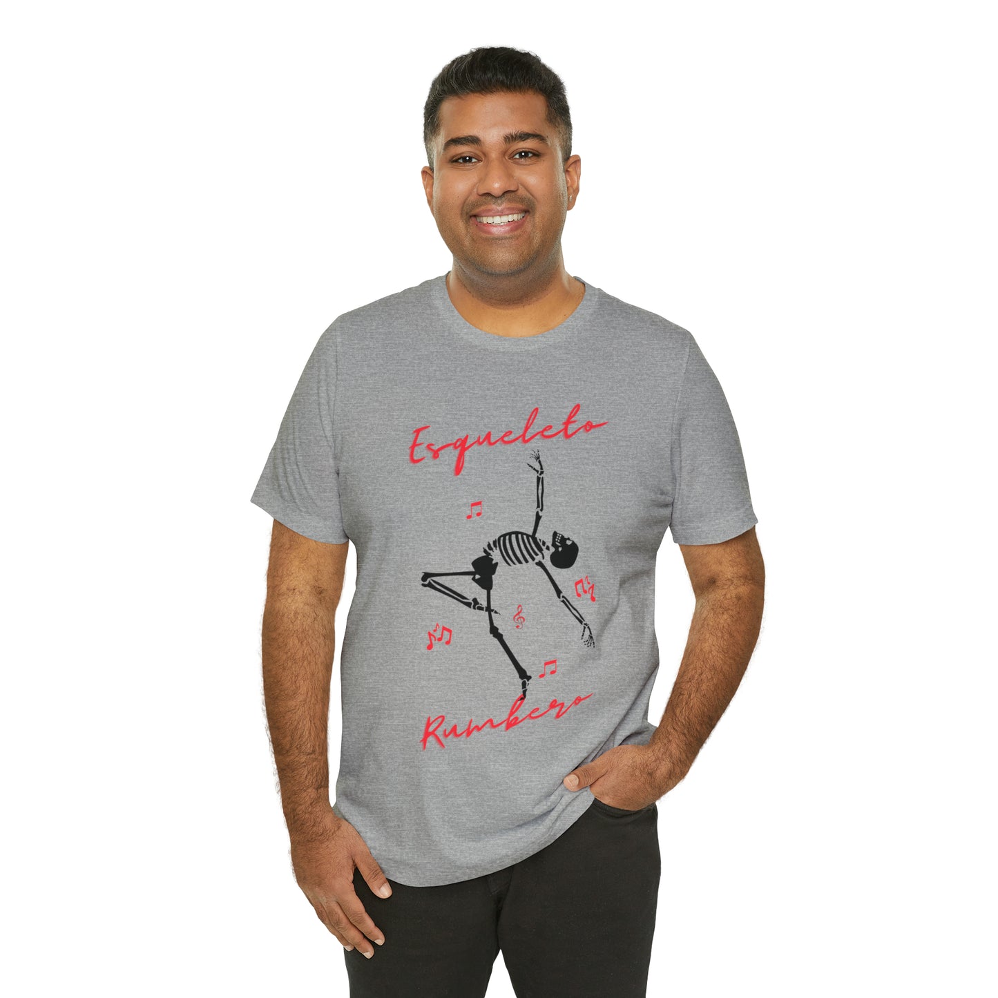 Esqueleto Rumbero Unisex Jersey Short Sleeve Tee