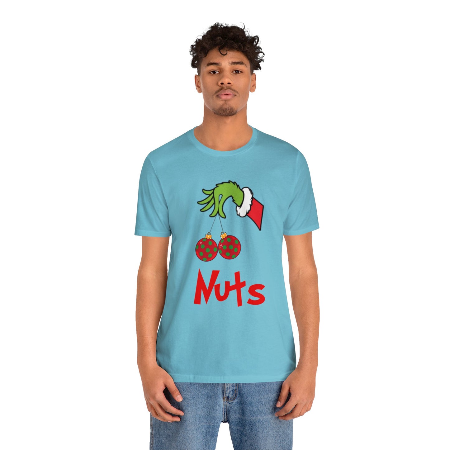 Grinch Couples Tshirt (Nuts) Unisex Jersey Short Sleeve Tee