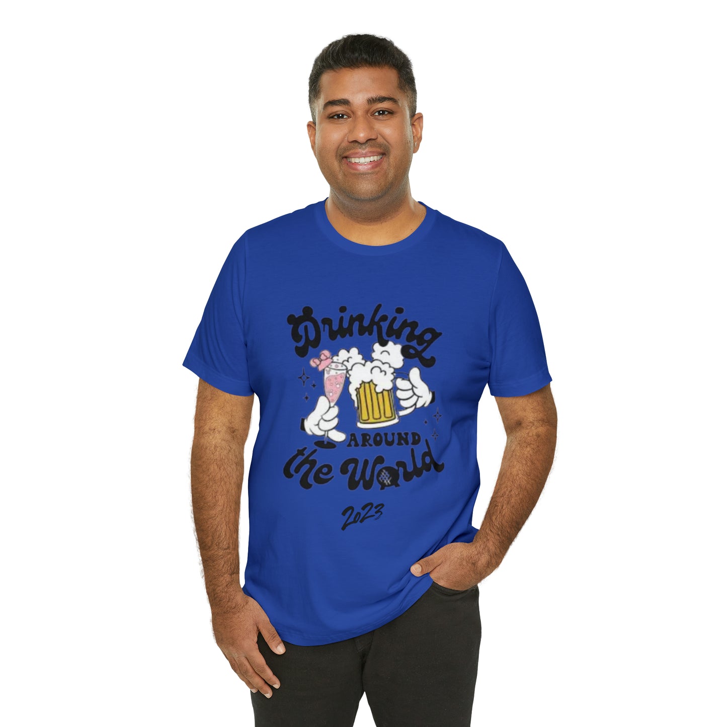 Epcot Drinking Around the World Unisex Jersey Short Sleeve Tee
