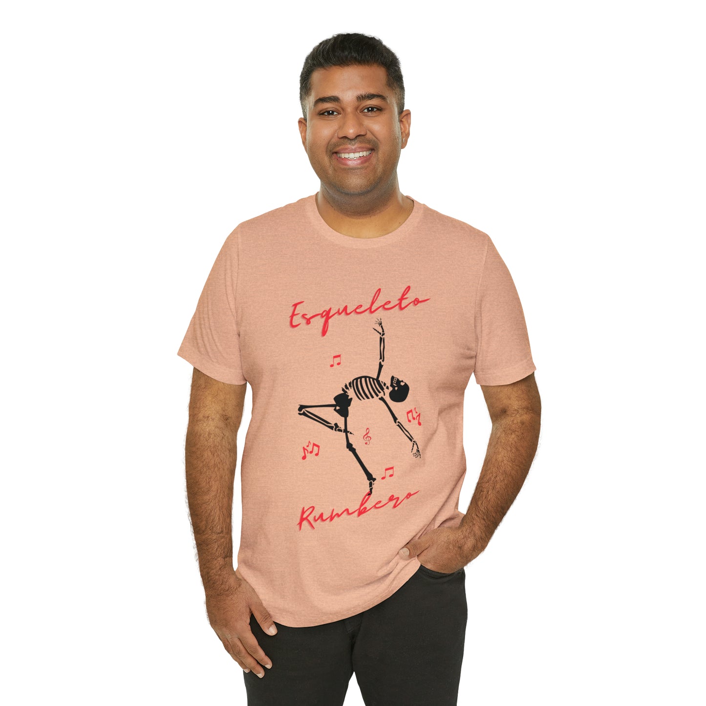 Esqueleto Rumbero Unisex Jersey Short Sleeve Tee