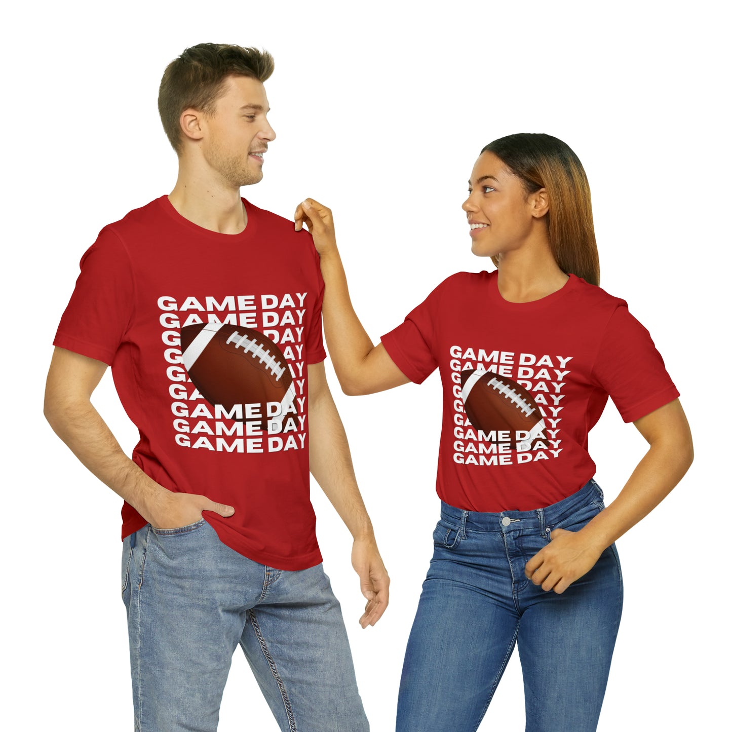 Game Day Football Unisex Jersey Short Sleeve Tee