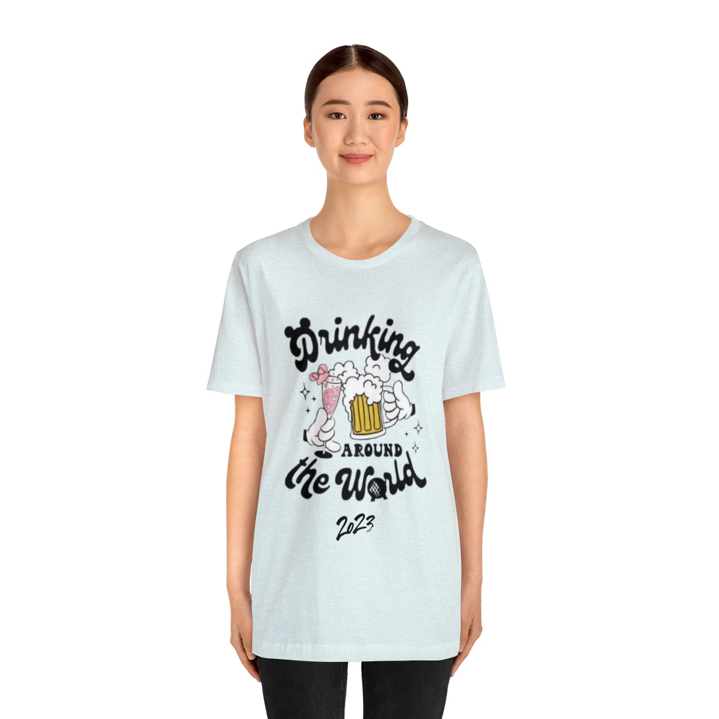 Epcot Drinking Around the World Unisex Jersey Short Sleeve Tee