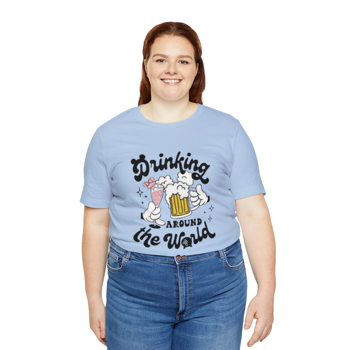 Epcot Drinking Around the World Unisex Jersey Short Sleeve Tee