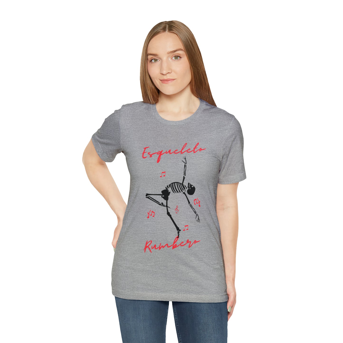 Esqueleto Rumbero Unisex Jersey Short Sleeve Tee