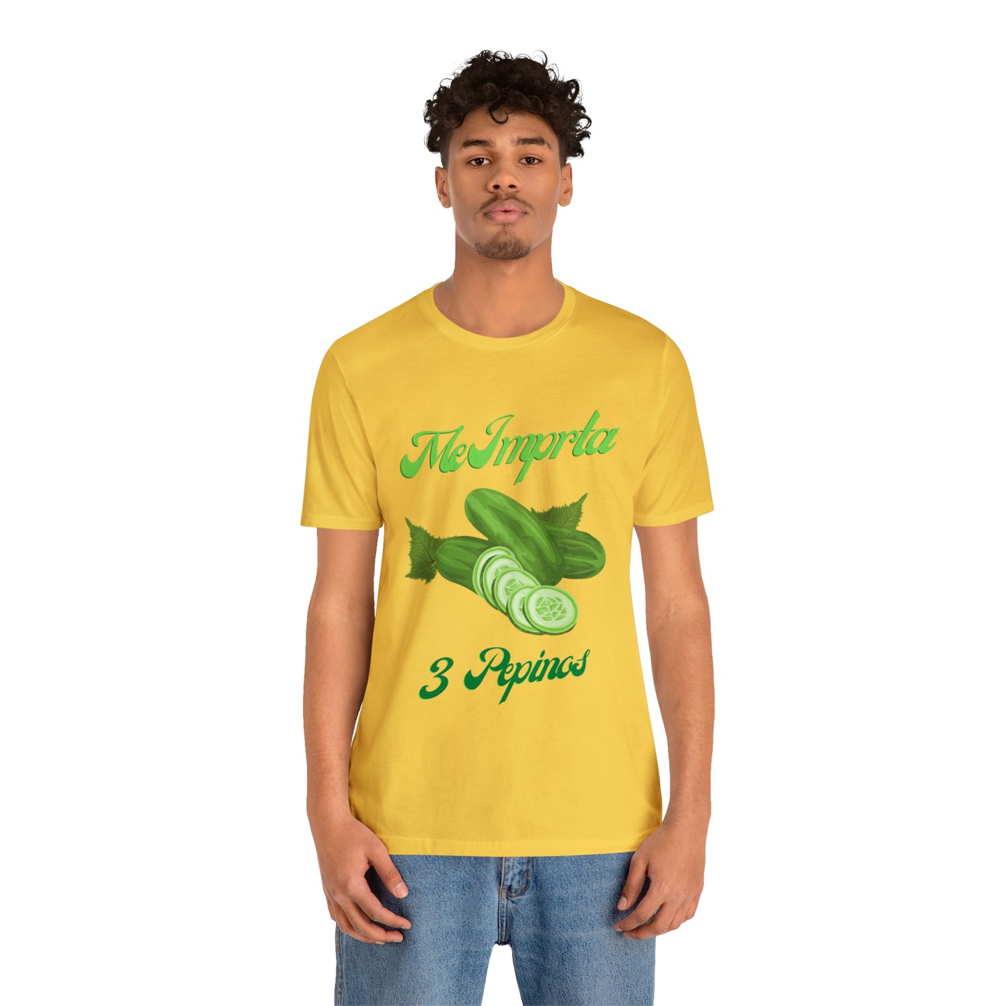 Me Importa 3 Pepinos -Unisex Jersey Short Sleeve Tee