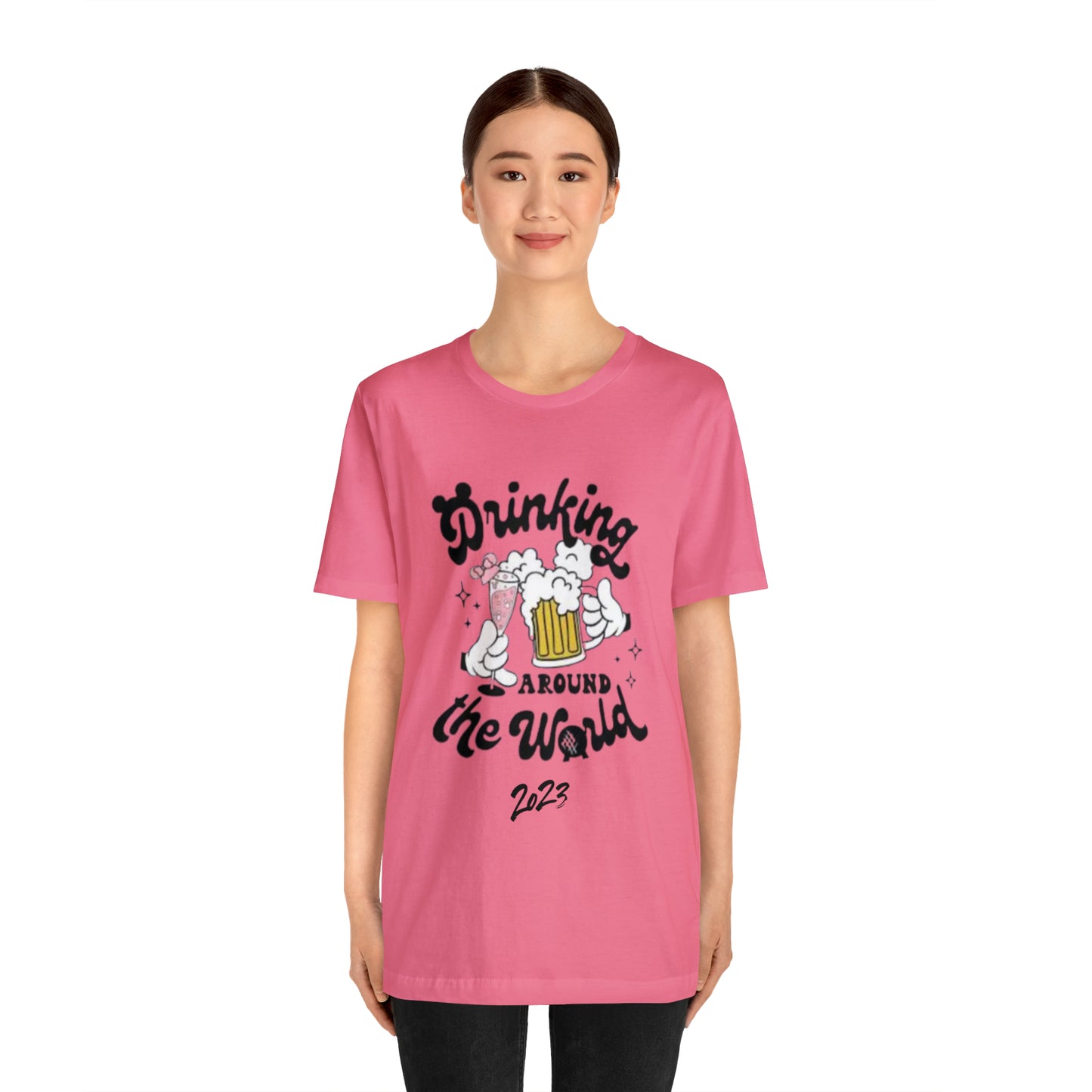 Epcot Drinking Around the World Unisex Jersey Short Sleeve Tee