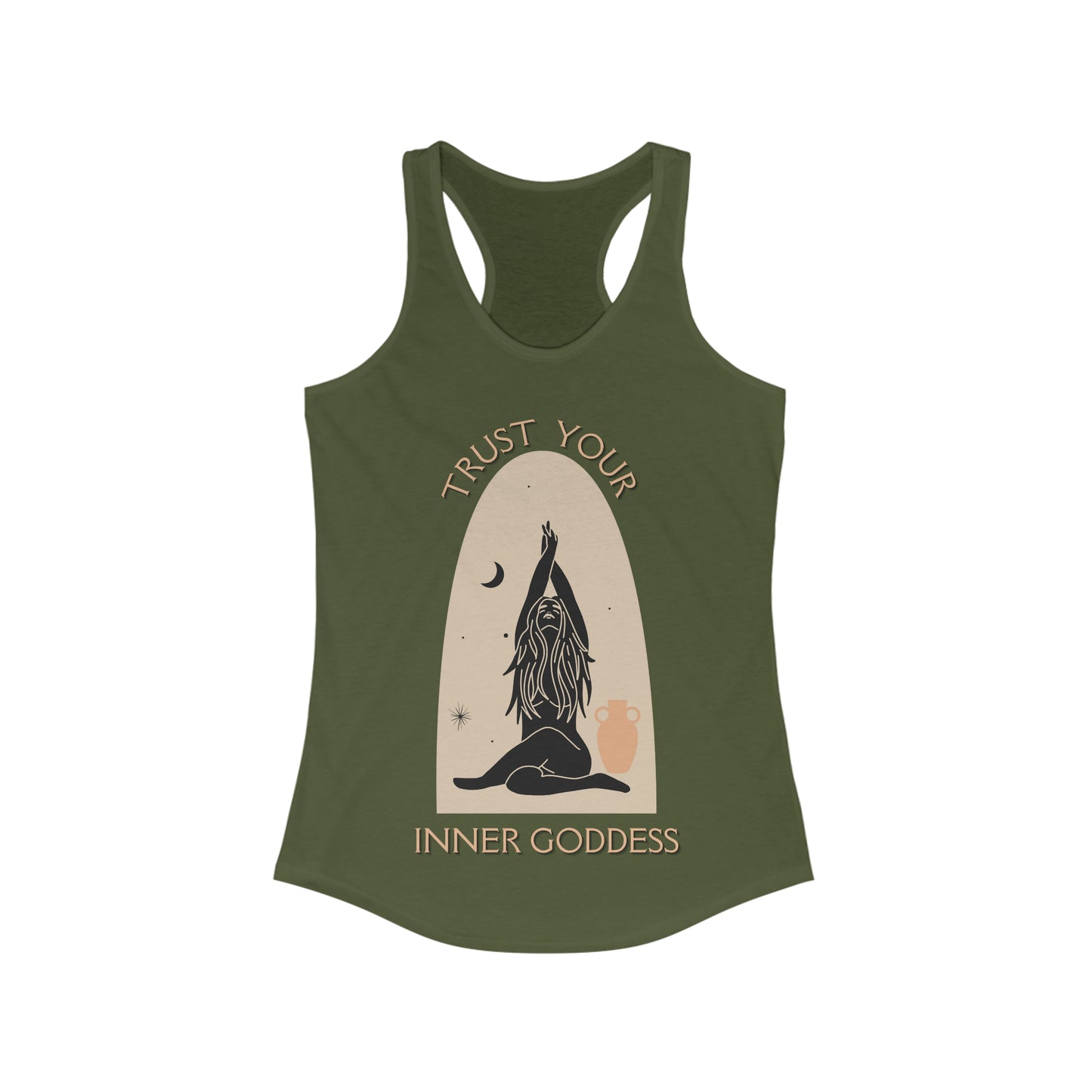 Trust Your Inner Goddess- Racer Back Tank