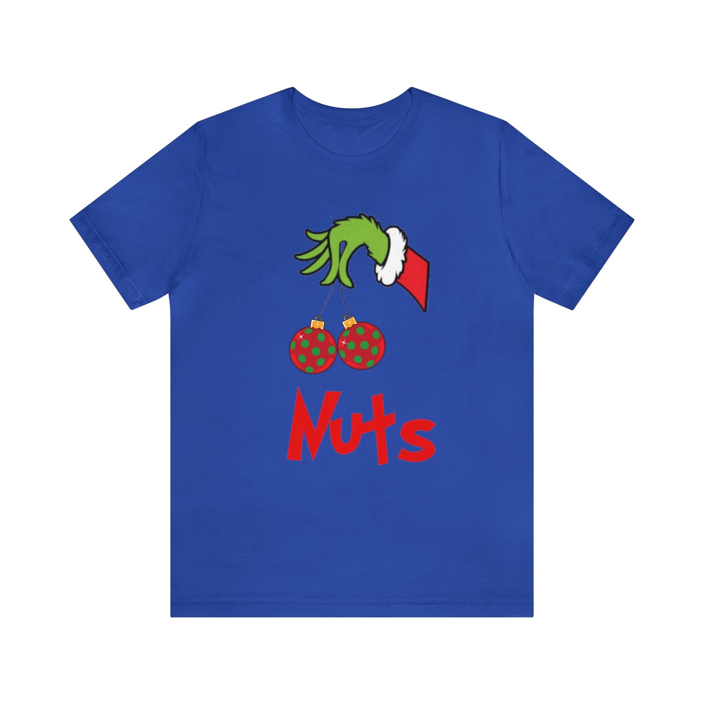 Grinch Couples Tshirt (Nuts) Unisex Jersey Short Sleeve Tee