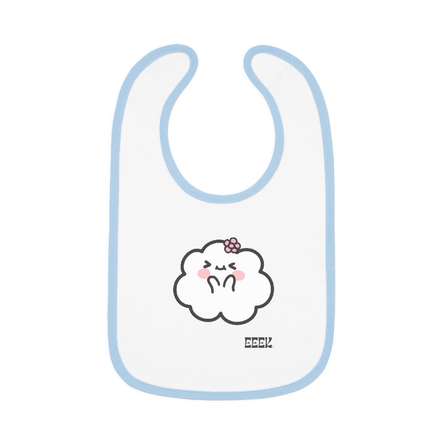 Eeek- Cumulo Cuties Baby Contrast Trim Jersey Bib