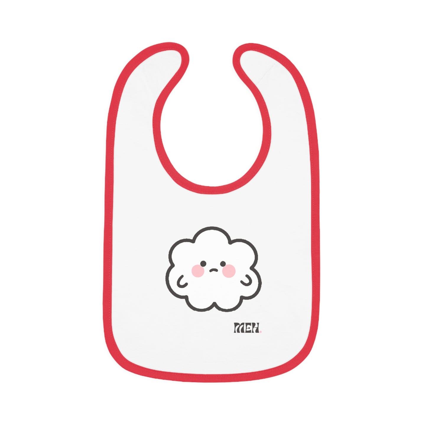 Meh- Cumulo Cuties Baby Contrast Trim Jersey Bib
