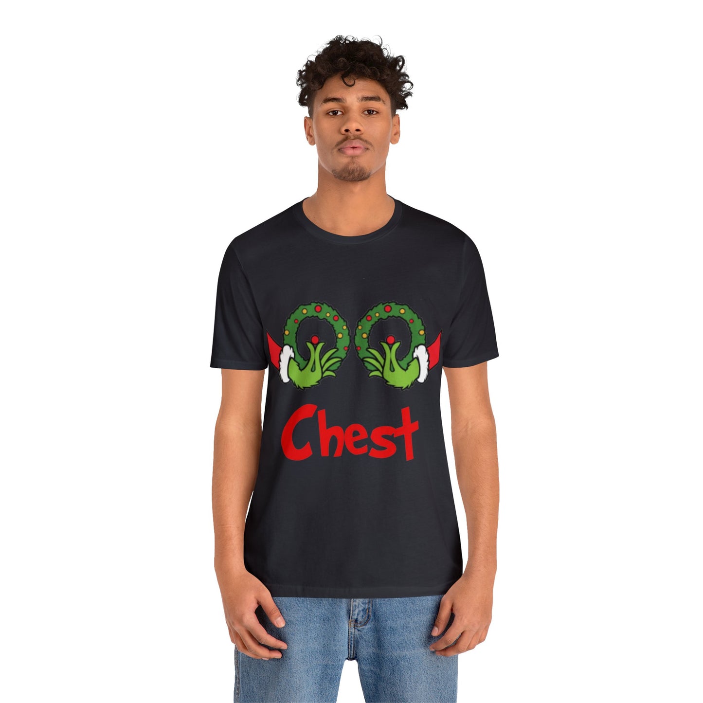 Grinch Couples T-shirt (Chest) Unisex Jersey Short Sleeve Tee