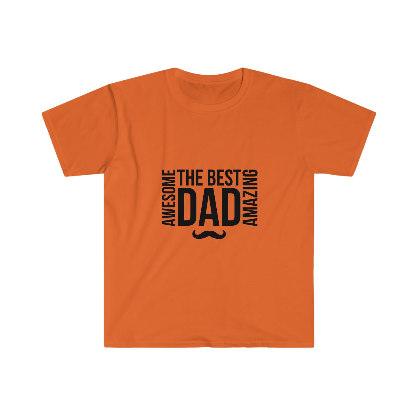 Fathers Day Shirt - The best dad. Unisex Softstyle T-Shirt
