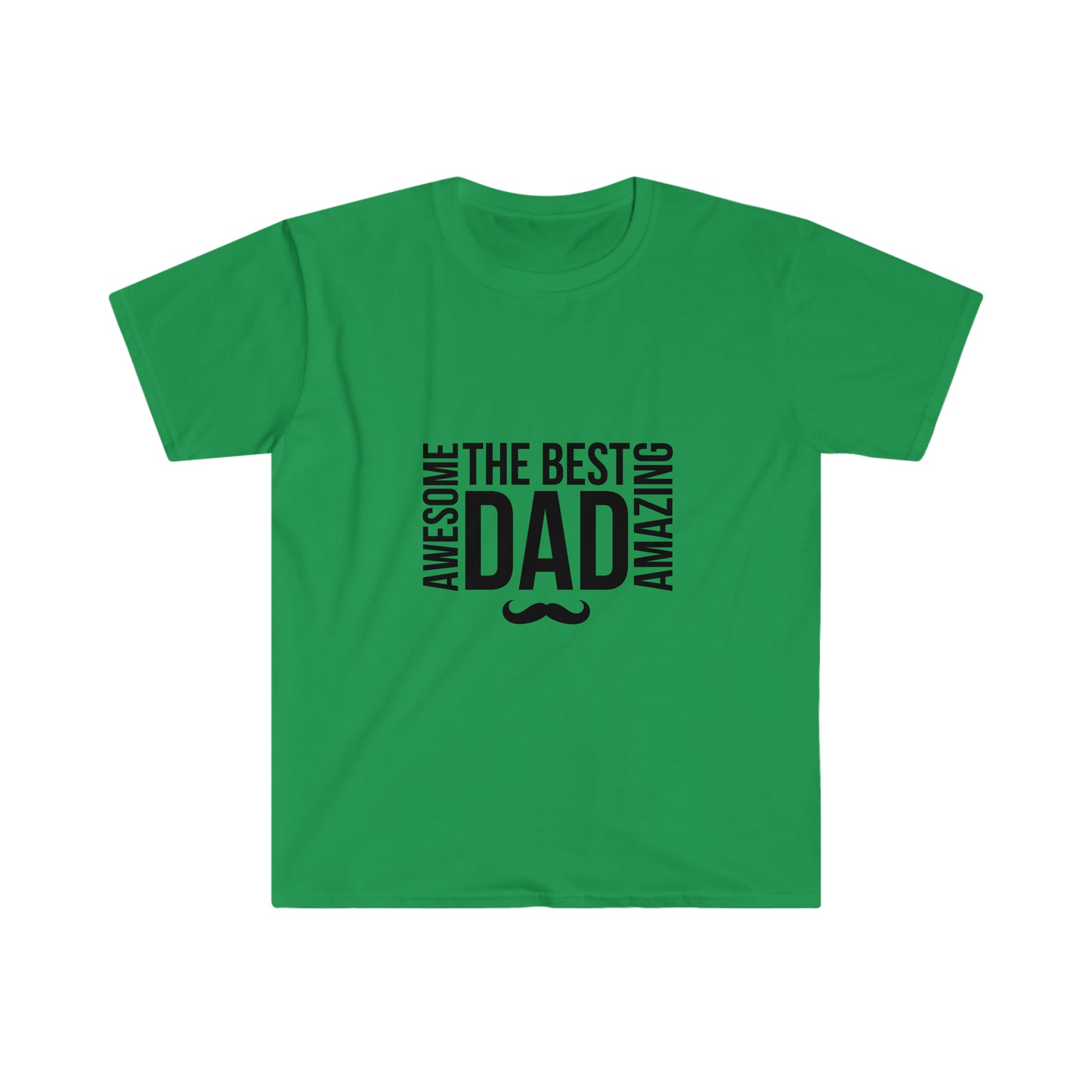 Fathers Day Shirt - The best dad. Unisex Softstyle T-Shirt
