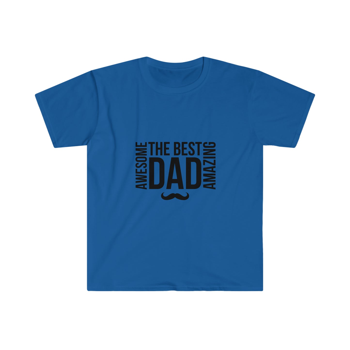 Fathers Day Shirt - The best dad. Unisex Softstyle T-Shirt