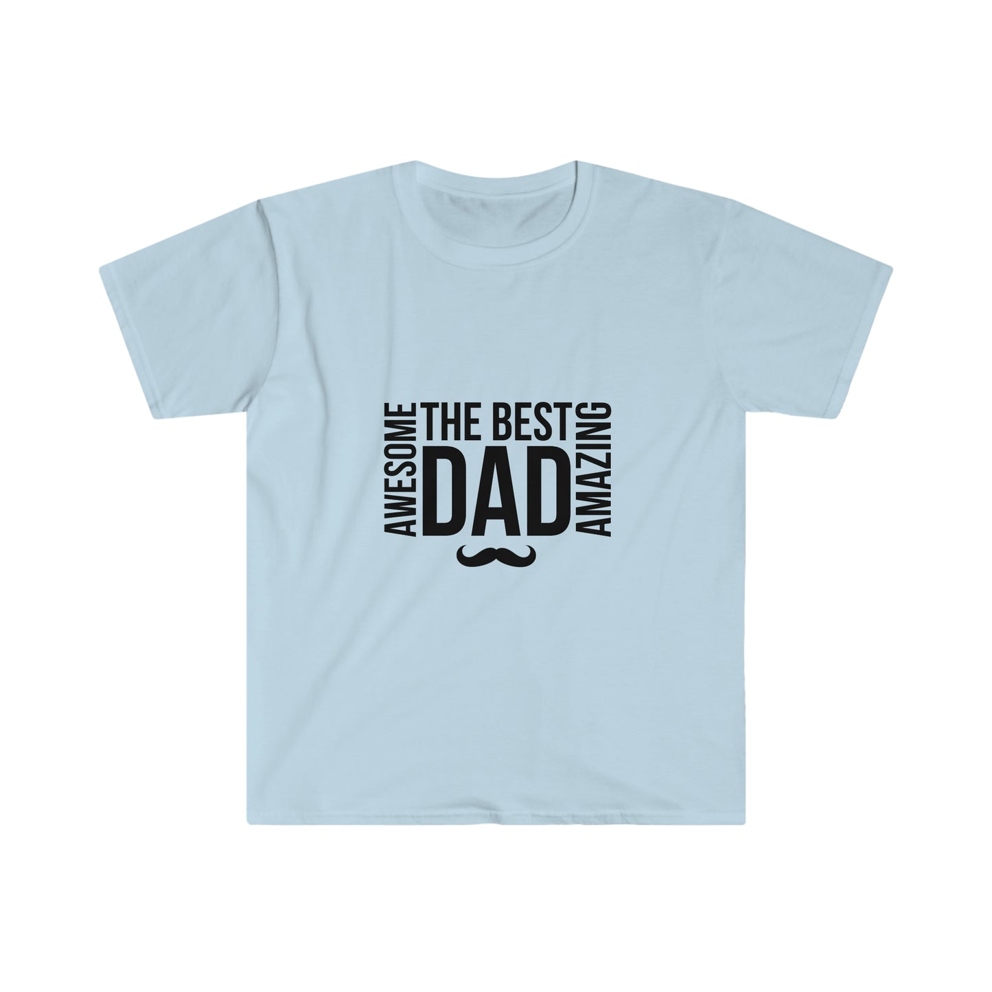 Fathers Day Shirt - The best dad. Unisex Softstyle T-Shirt