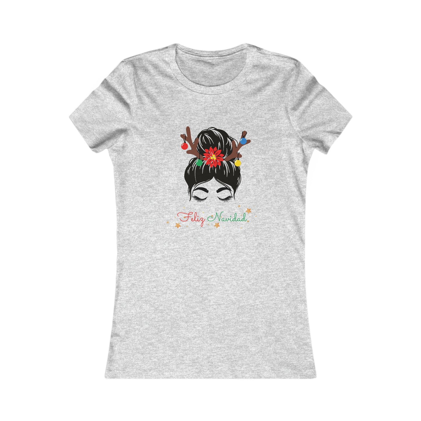 Feliz Navidad Women's Fitted Favorite Tee