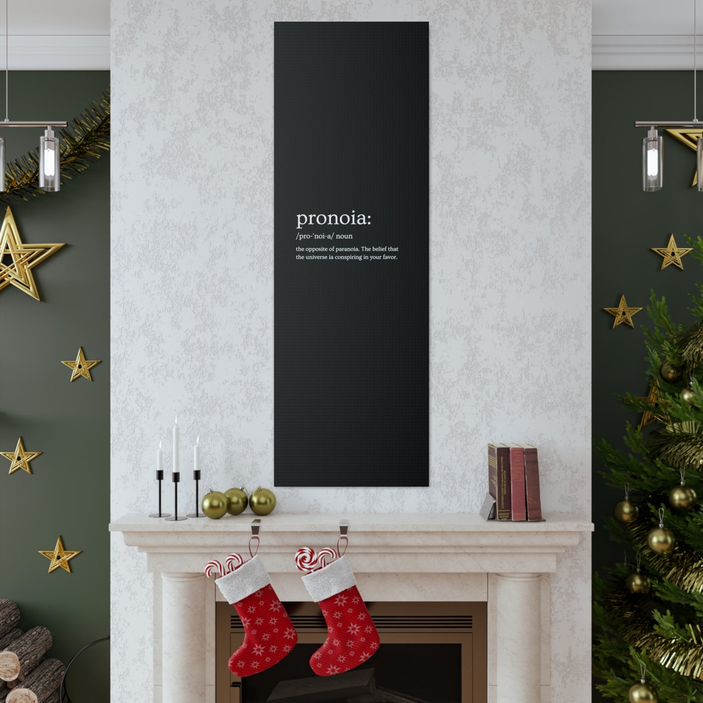 Pronoia - definition Canvas Gallery Wraps