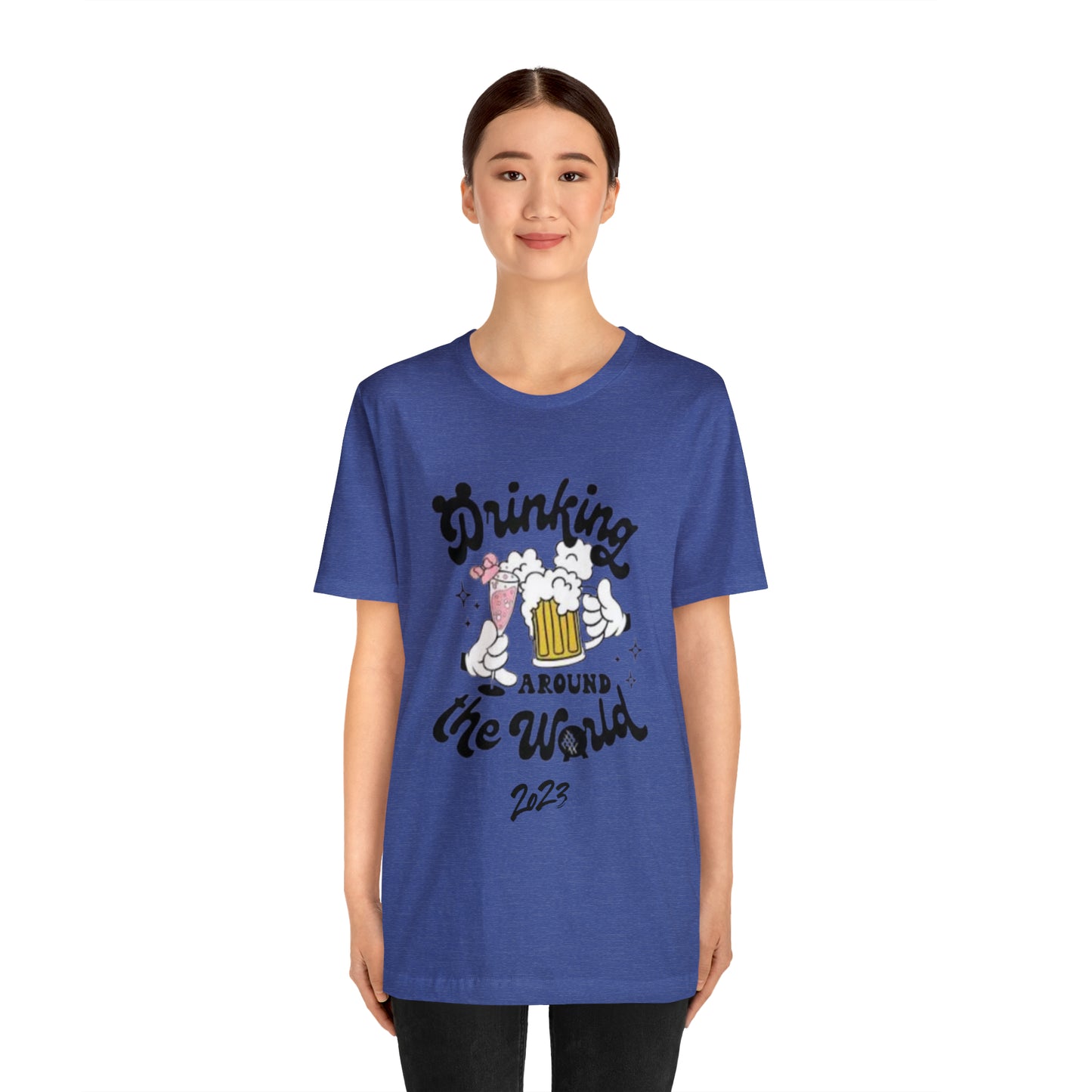 Epcot Drinking Around the World Unisex Jersey Short Sleeve Tee