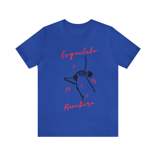 Esqueleto Rumbero Unisex Jersey Short Sleeve Tee