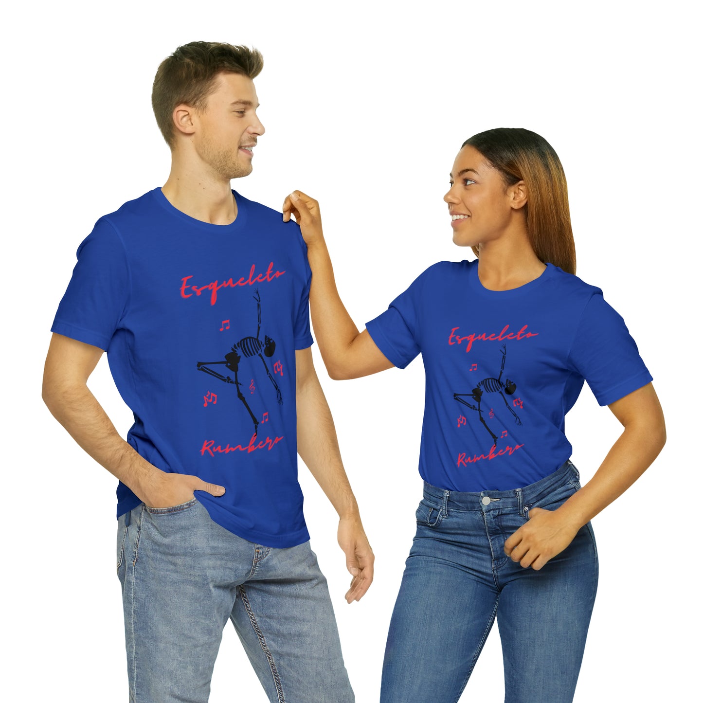 Esqueleto Rumbero Unisex Jersey Short Sleeve Tee