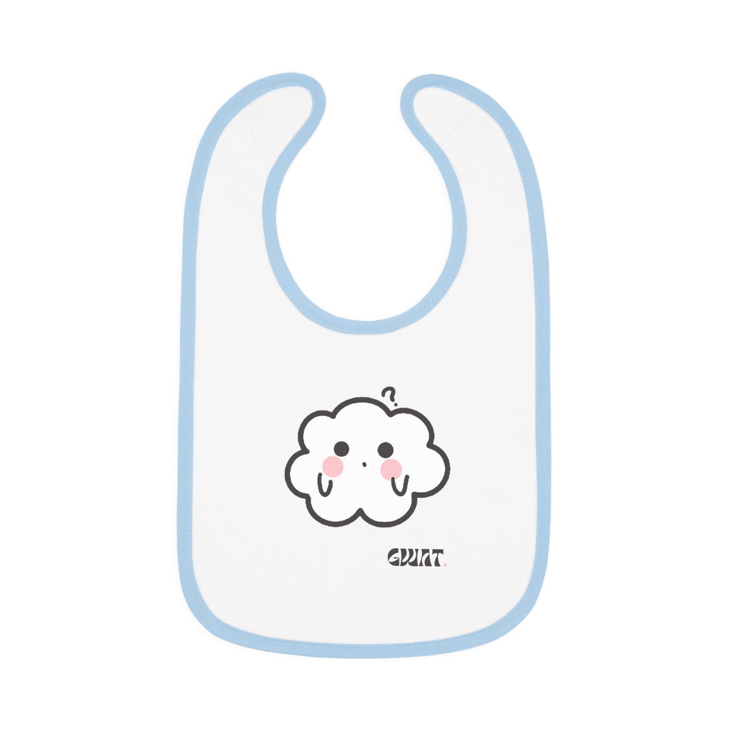 Gwat- Cumulo Cuties Baby Contrast Trim Jersey Bib
