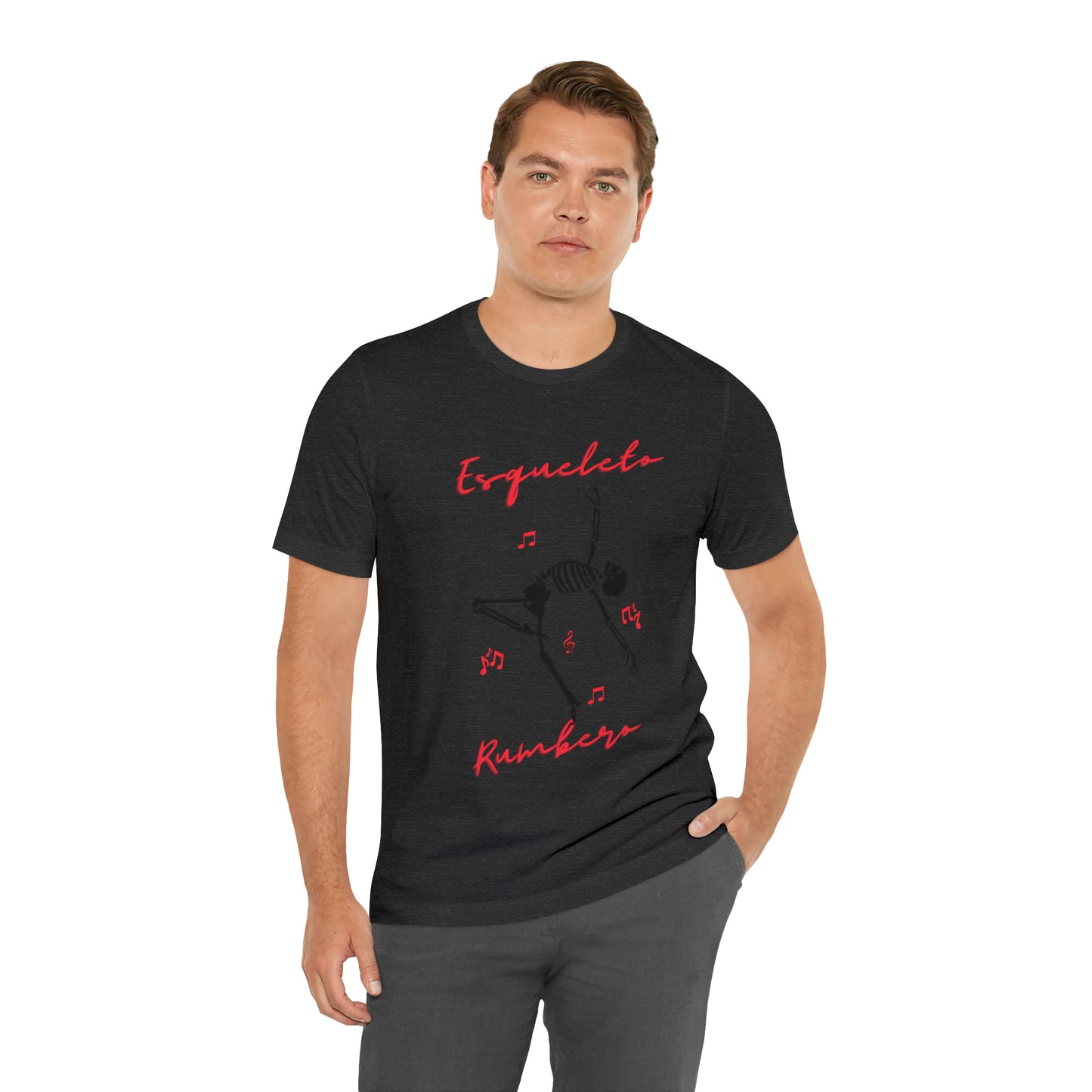 Esqueleto Rumbero Unisex Jersey Short Sleeve Tee