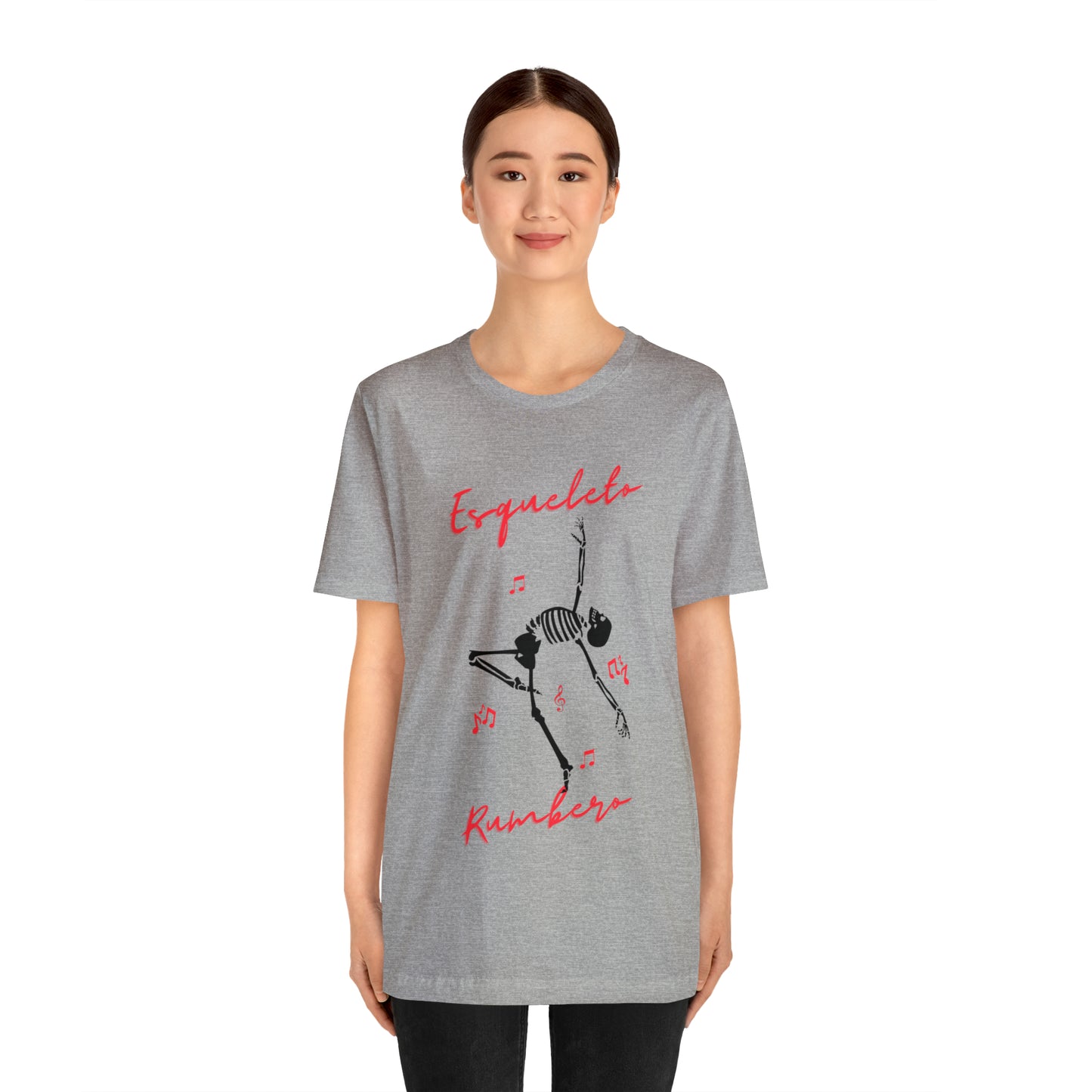 Esqueleto Rumbero Unisex Jersey Short Sleeve Tee