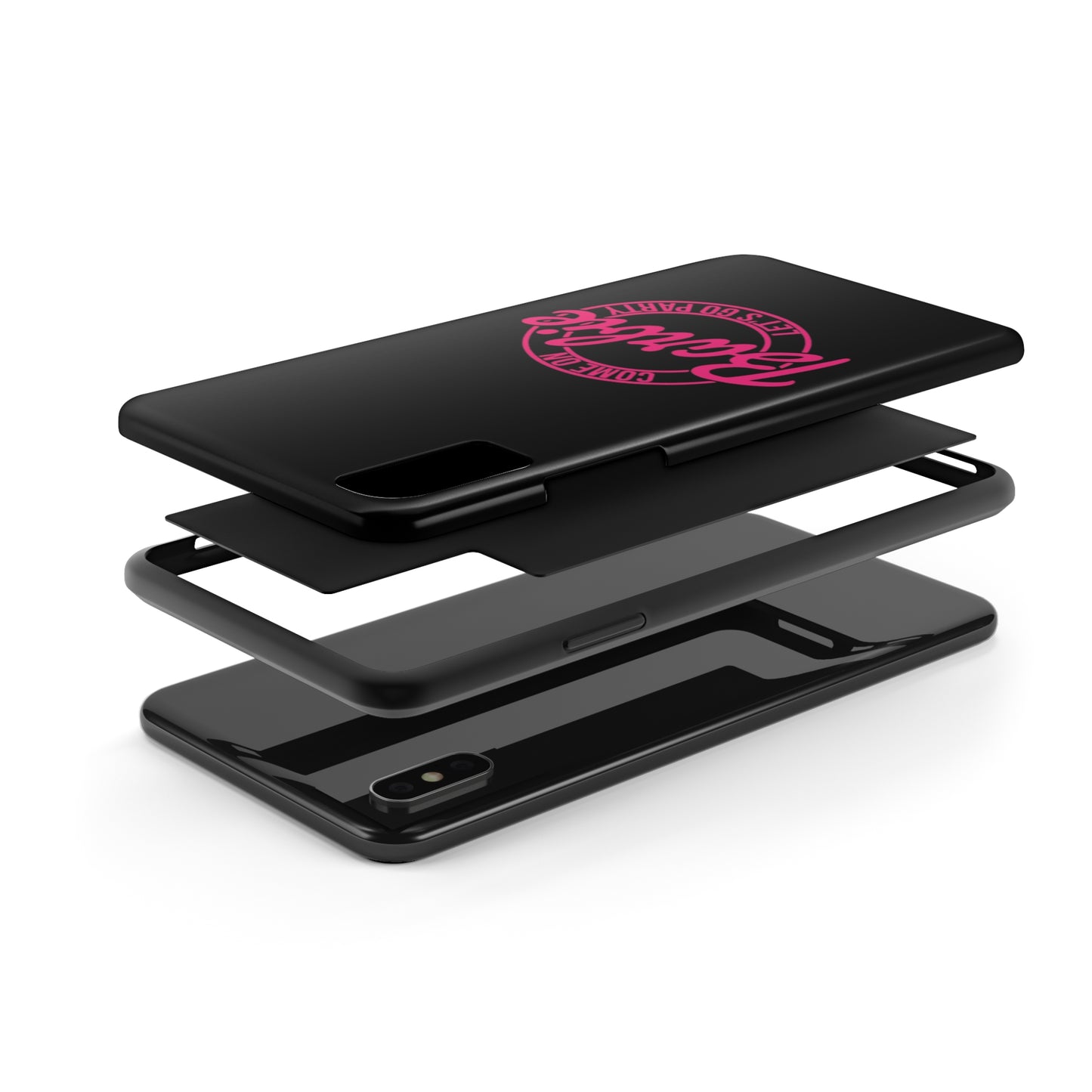 Come on Barbie Lets Go Party Black Tough Phone Case