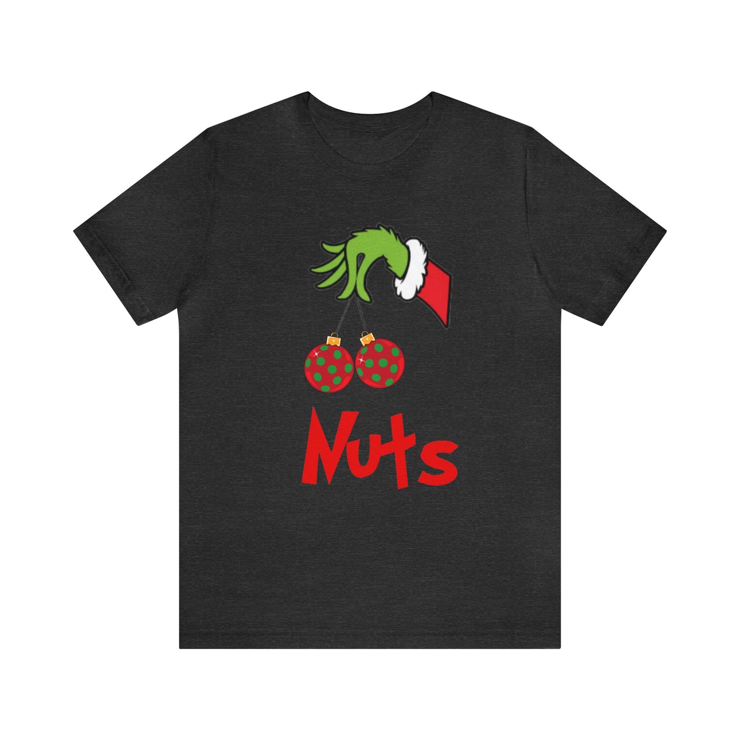 Grinch Couples Tshirt (Nuts) Unisex Jersey Short Sleeve Tee
