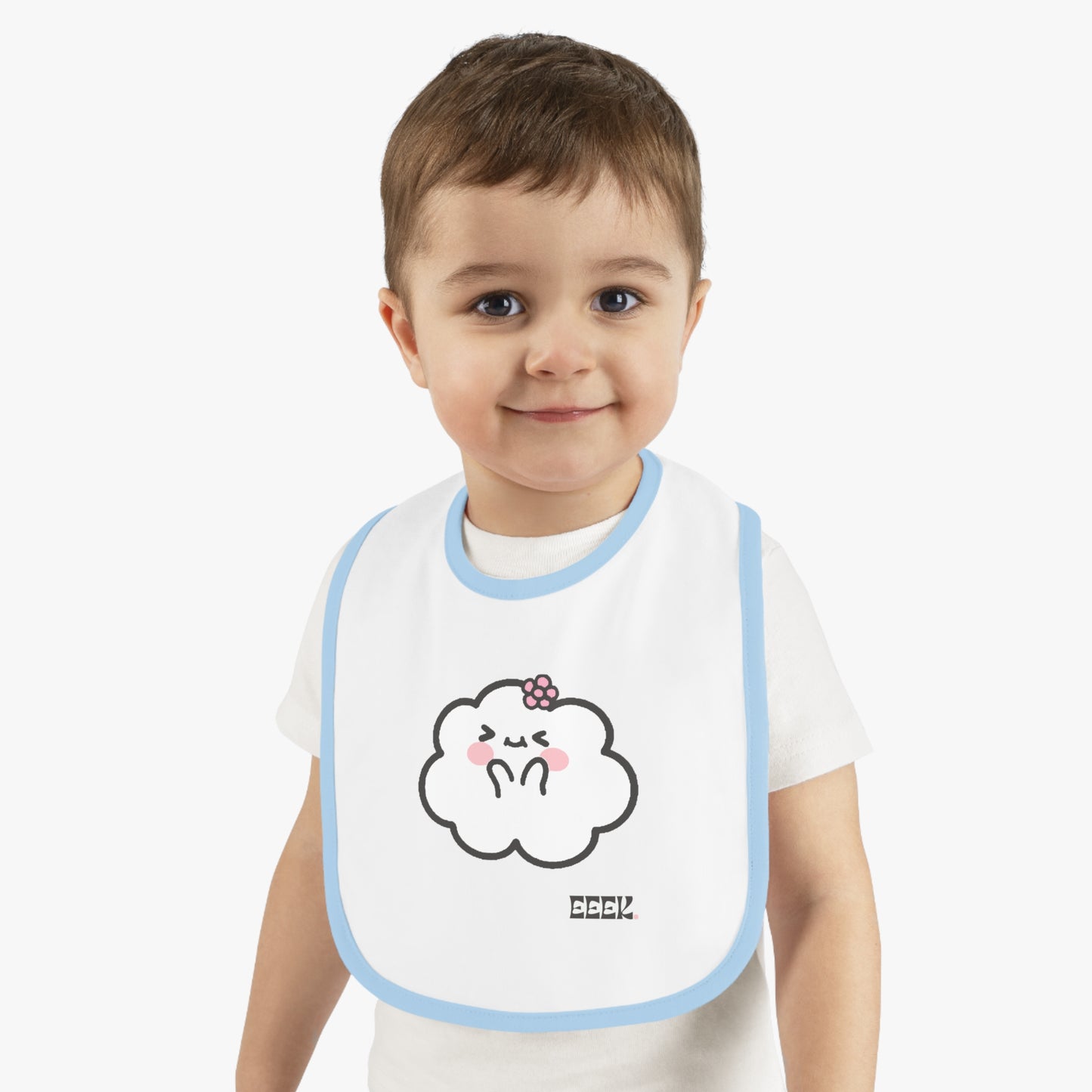 Eeek- Cumulo Cuties Baby Contrast Trim Jersey Bib