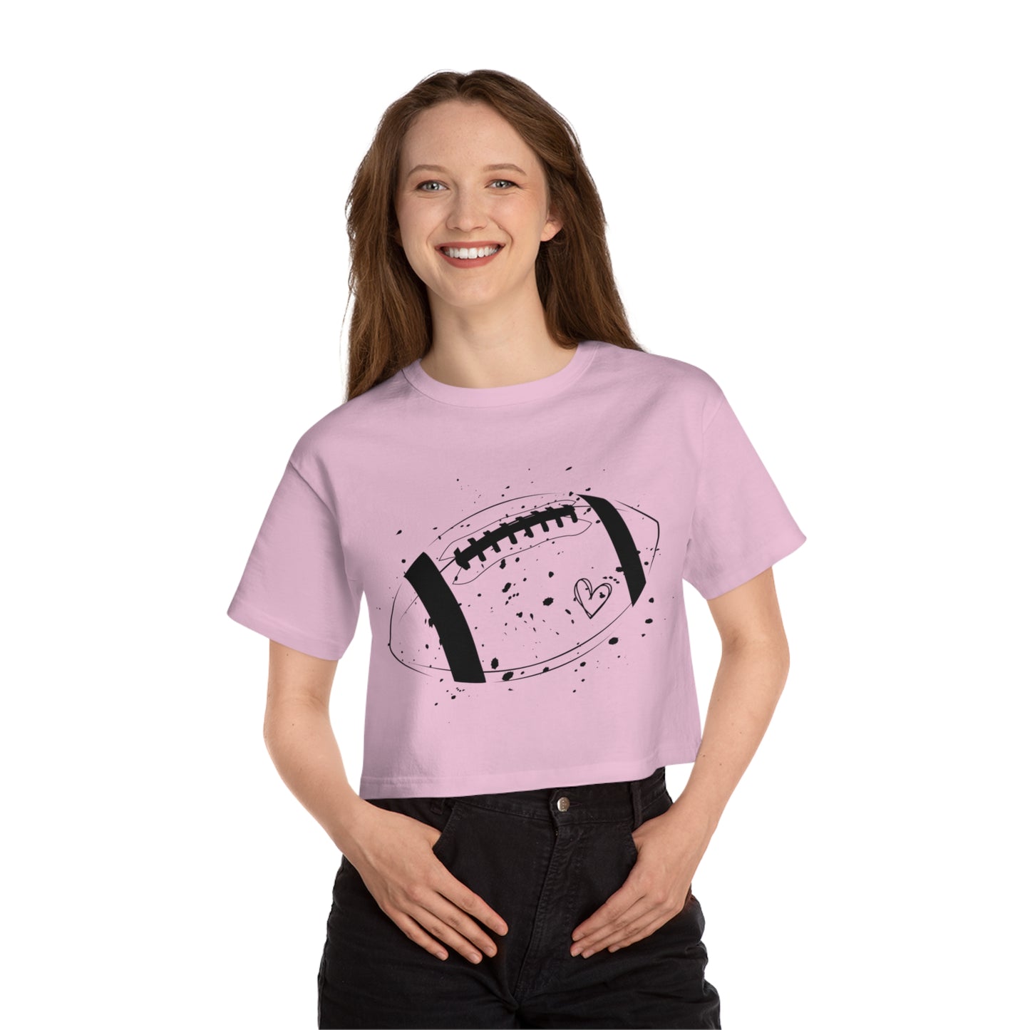 Football Love Cropped Top