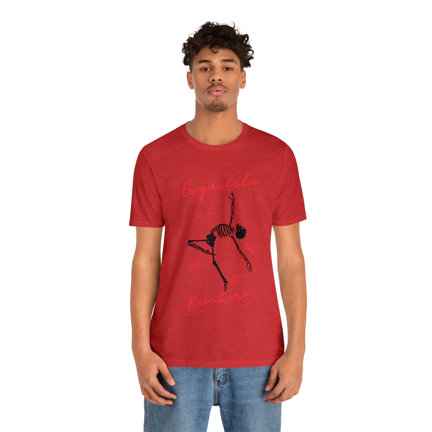 Esqueleto Rumbero Unisex Jersey Short Sleeve Tee