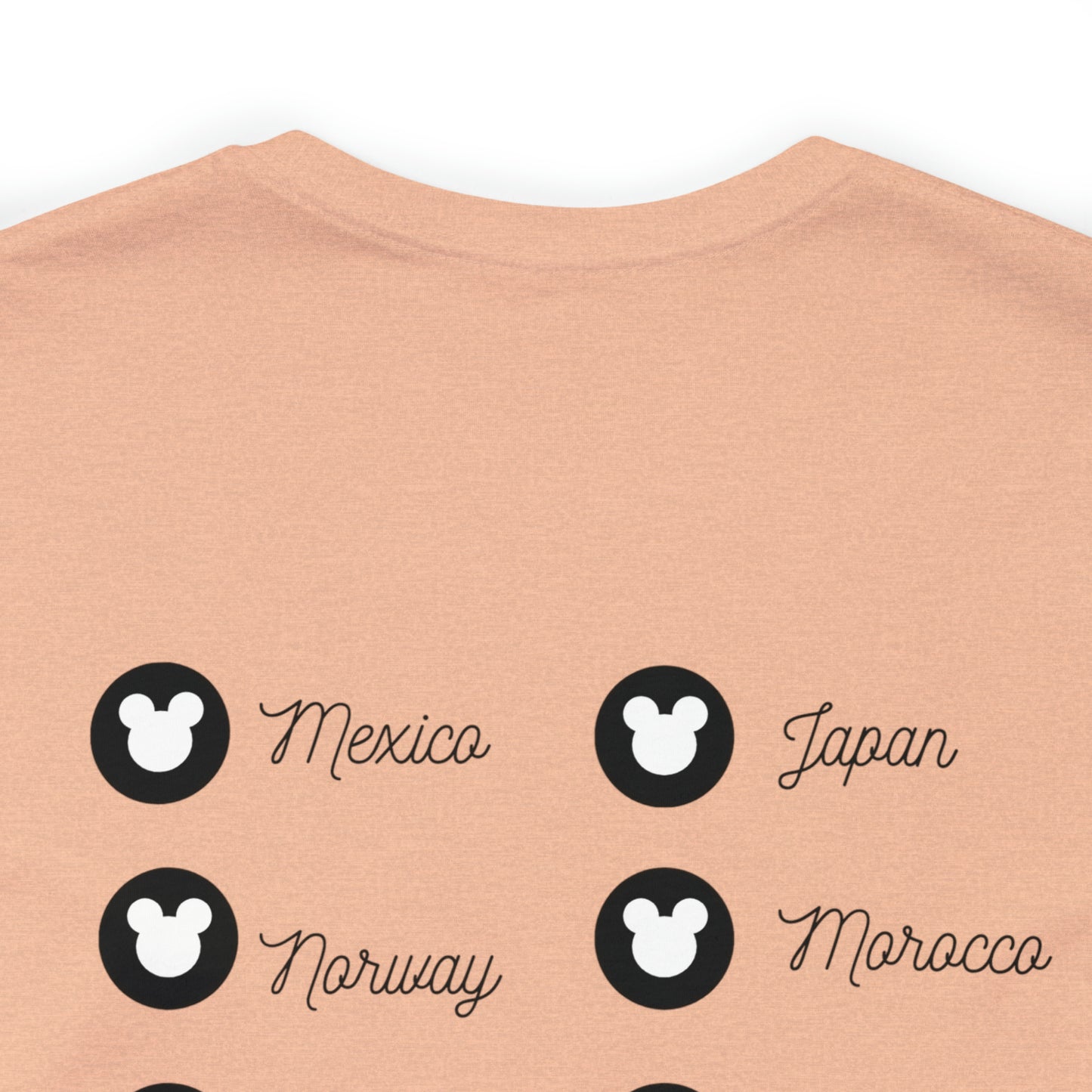 Epcot Drinking Around the World Unisex Jersey Short Sleeve Tee